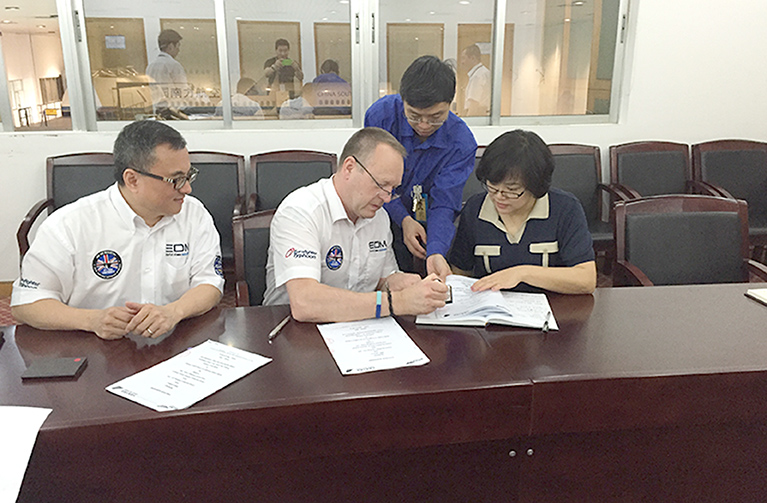 EDM LTD SIGNING CONTRACT FOR PROJECT