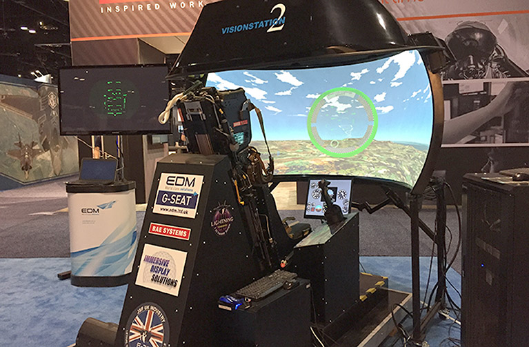 TRAINER AT IITSEC EXHIBITON EDM LTD